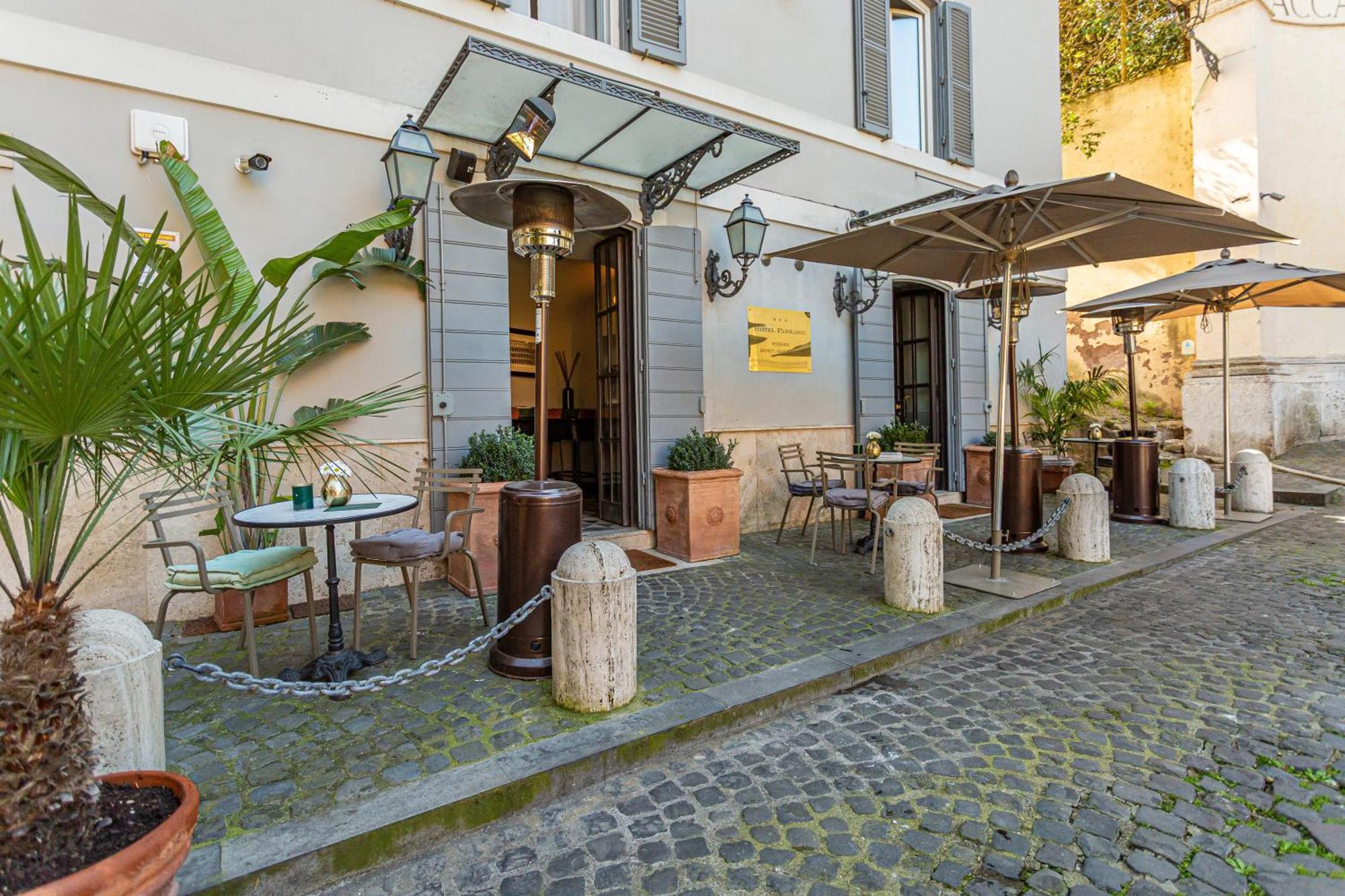 Hotel Parrasio Róma Kültér fotó
