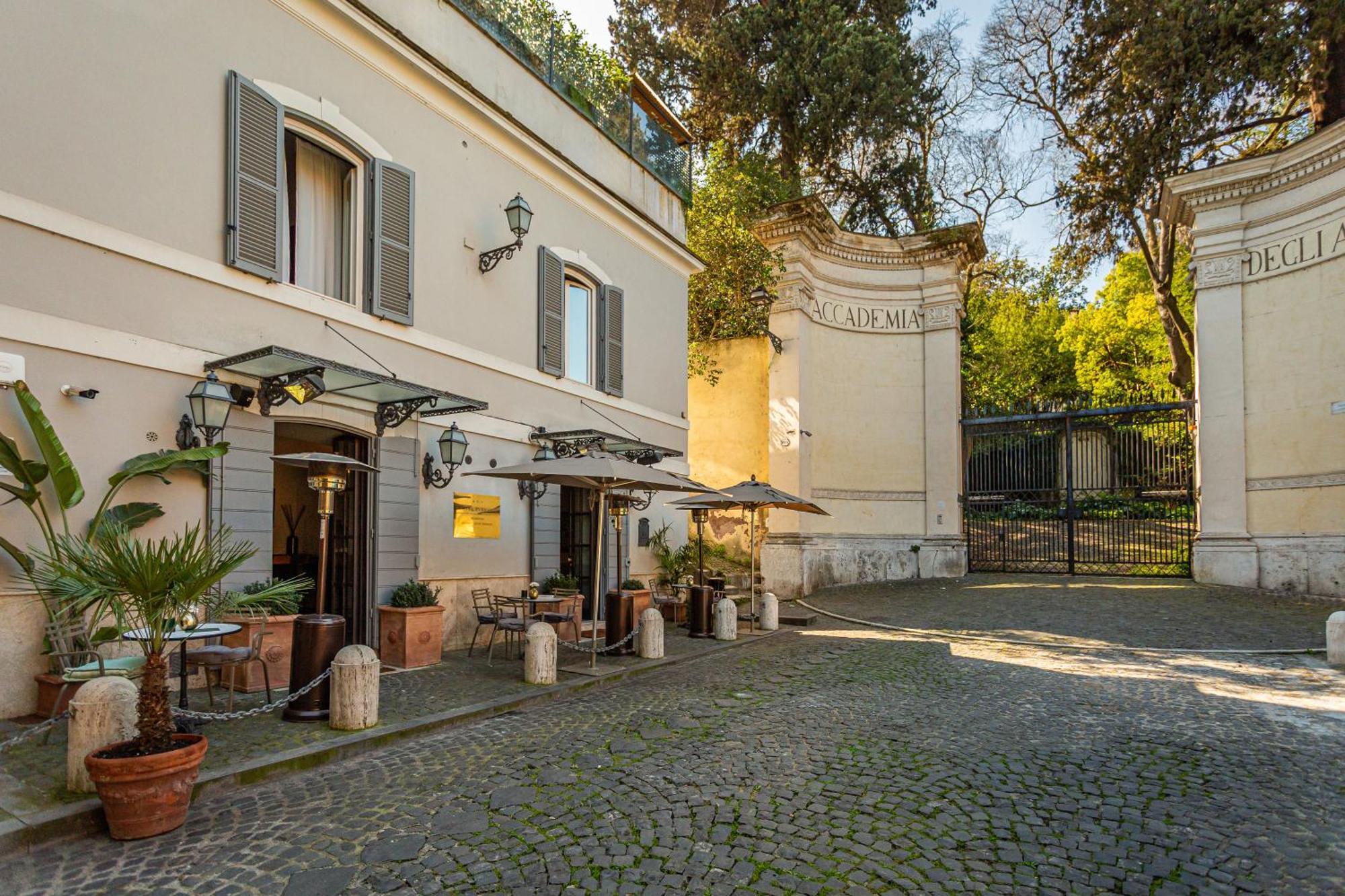 Hotel Parrasio Róma Kültér fotó
